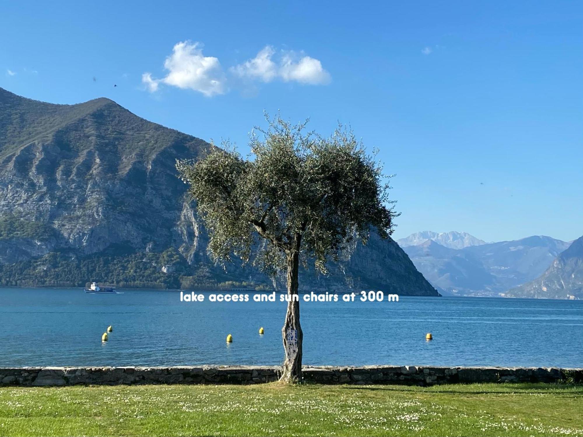 Holiday Home Punta D'Oro With Garden, Parking Place And Lake Access At 300 M Iseo Exteriör bild